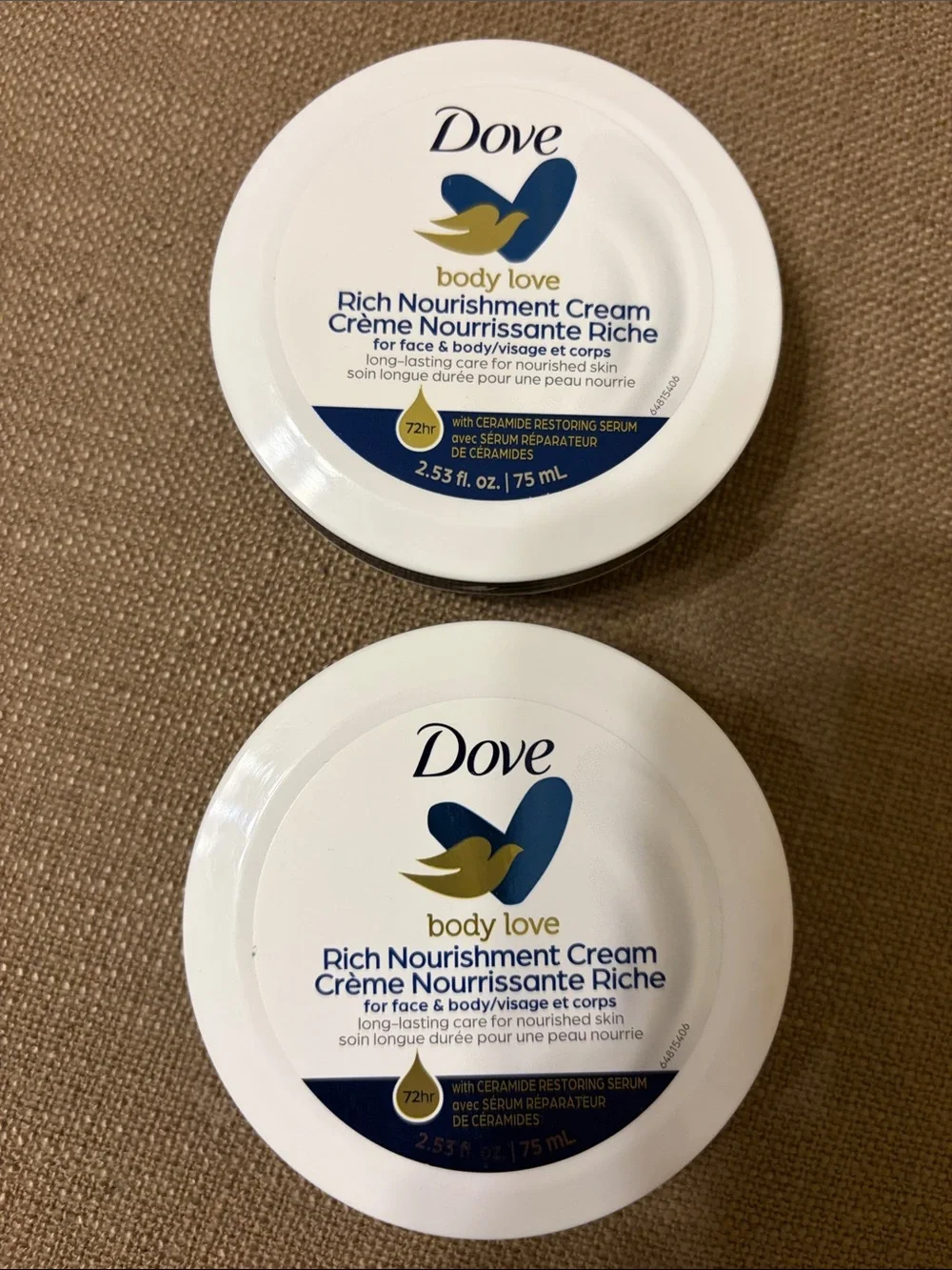 DOVE Body Love Rich Nourishment Cream  Set of 2